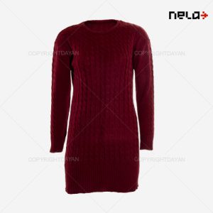 بافت زنانه Nela مدل Y 7790 (جگری)