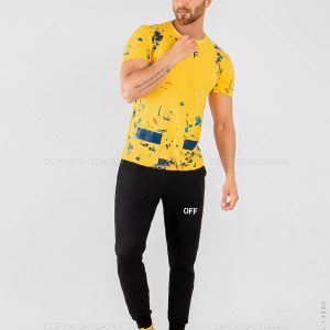 ست تیشرت شلوار مردانه Off – White مدل 14280