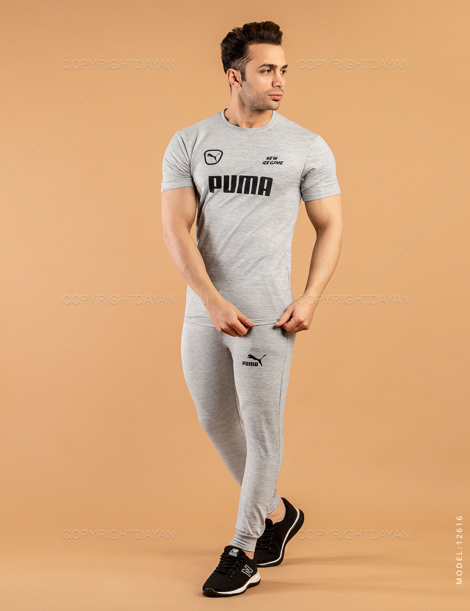 ست تیشرت شلوار مردانه Puma مدل 12616
