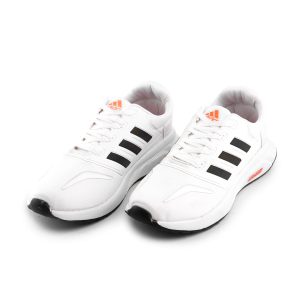 کفش اسپرت Adidas مردانه سفیدبندی مدل 43318