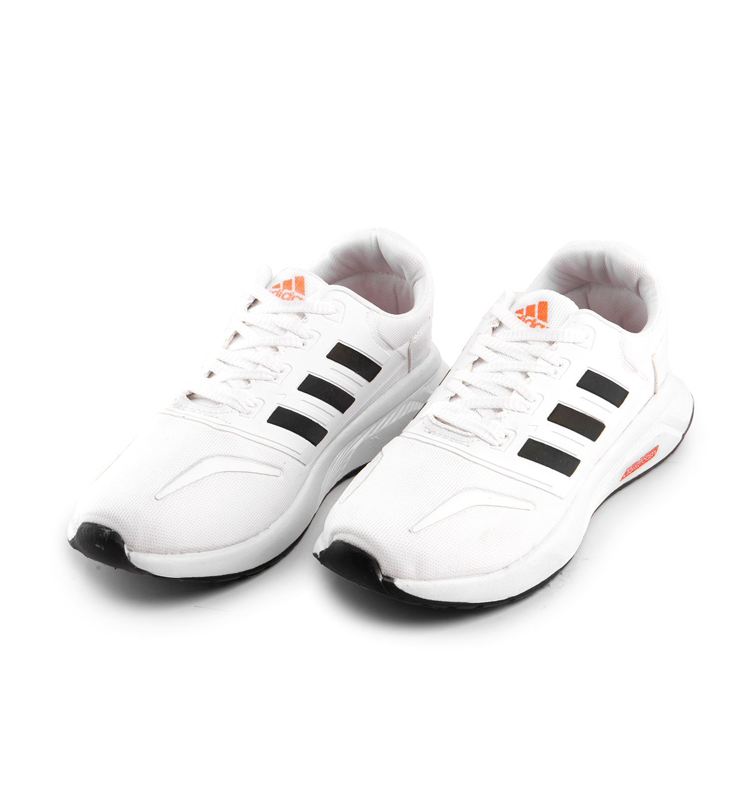 کفش اسپرت Adidas مردانه سفیدبندی مدل 43318