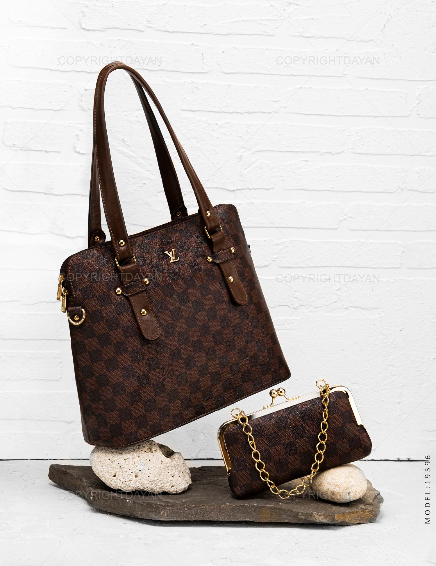 ست چرمی زنانه Louis Vuitton مدل 19596