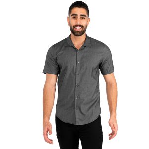پیراهن اسپرت مردانه آستین کوتاه ساده مدل 42365