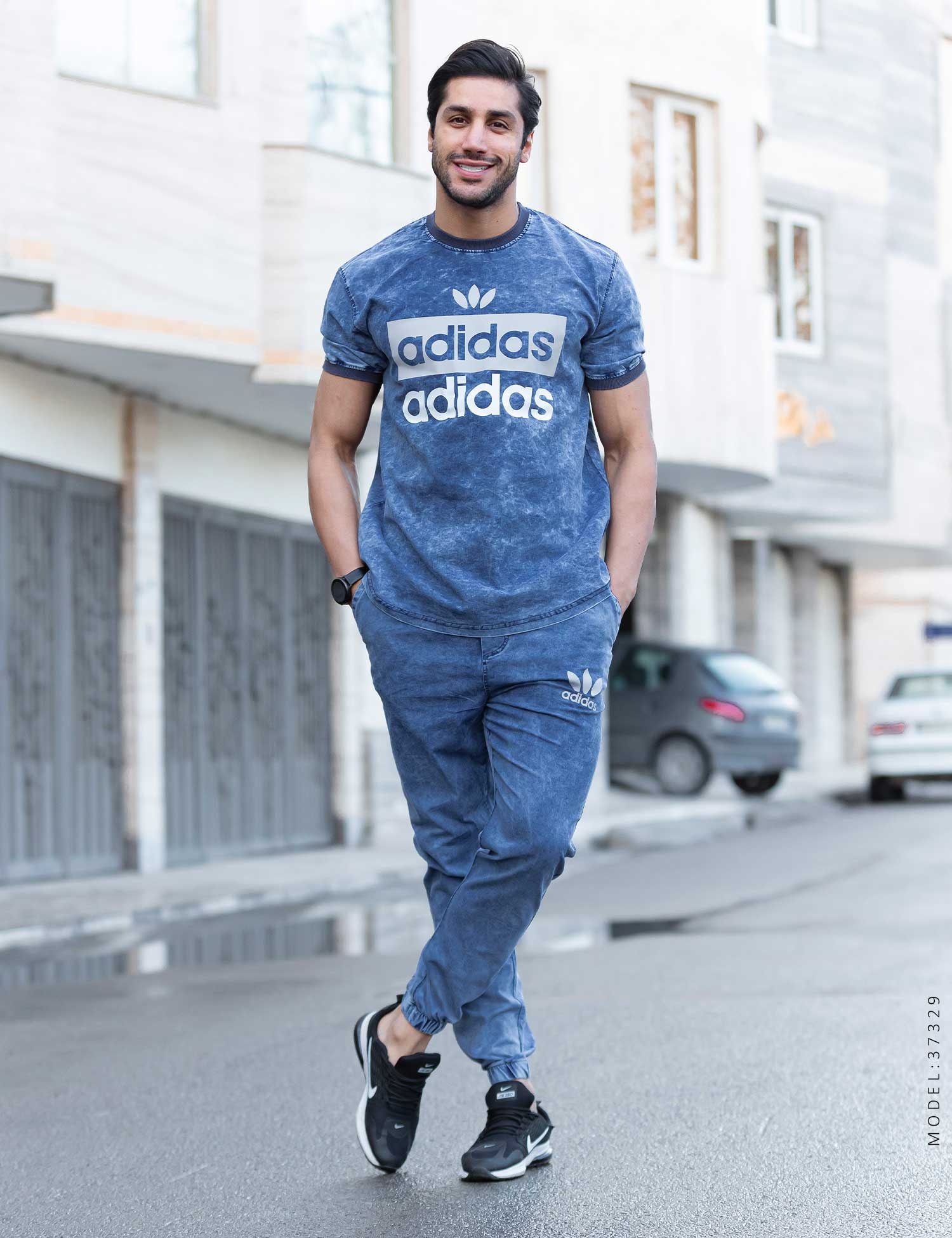 ست تیشرت شلوار اسپرت Adidas مدل 37329