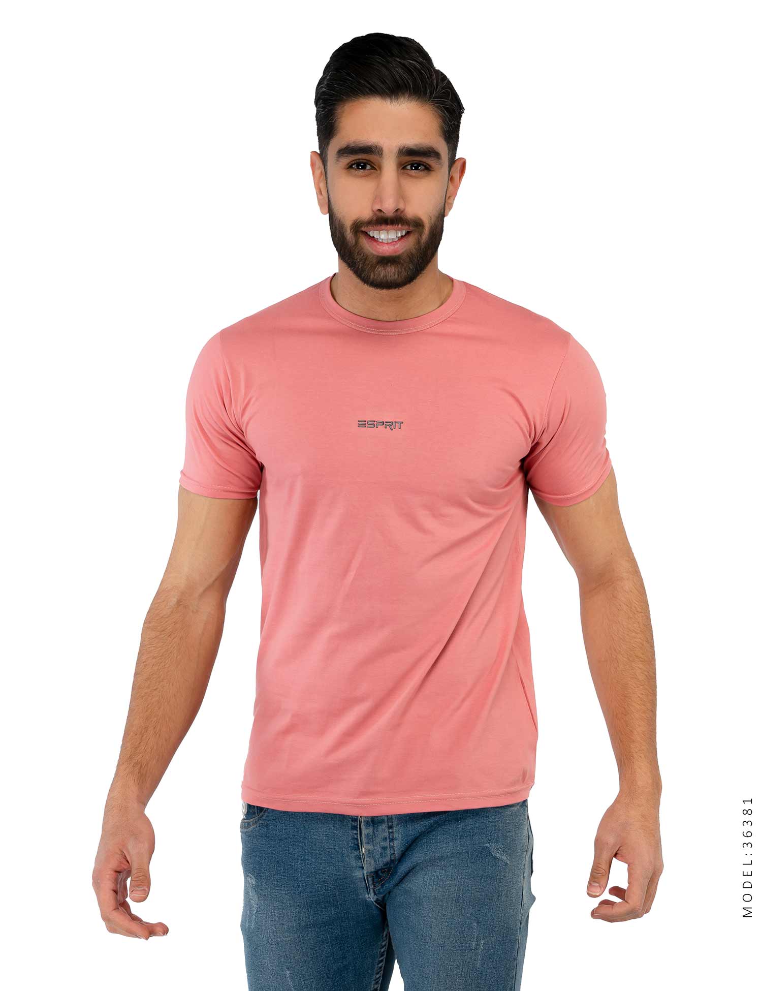 تیشرت یقه گرد مردانه Esprit مدل 36381