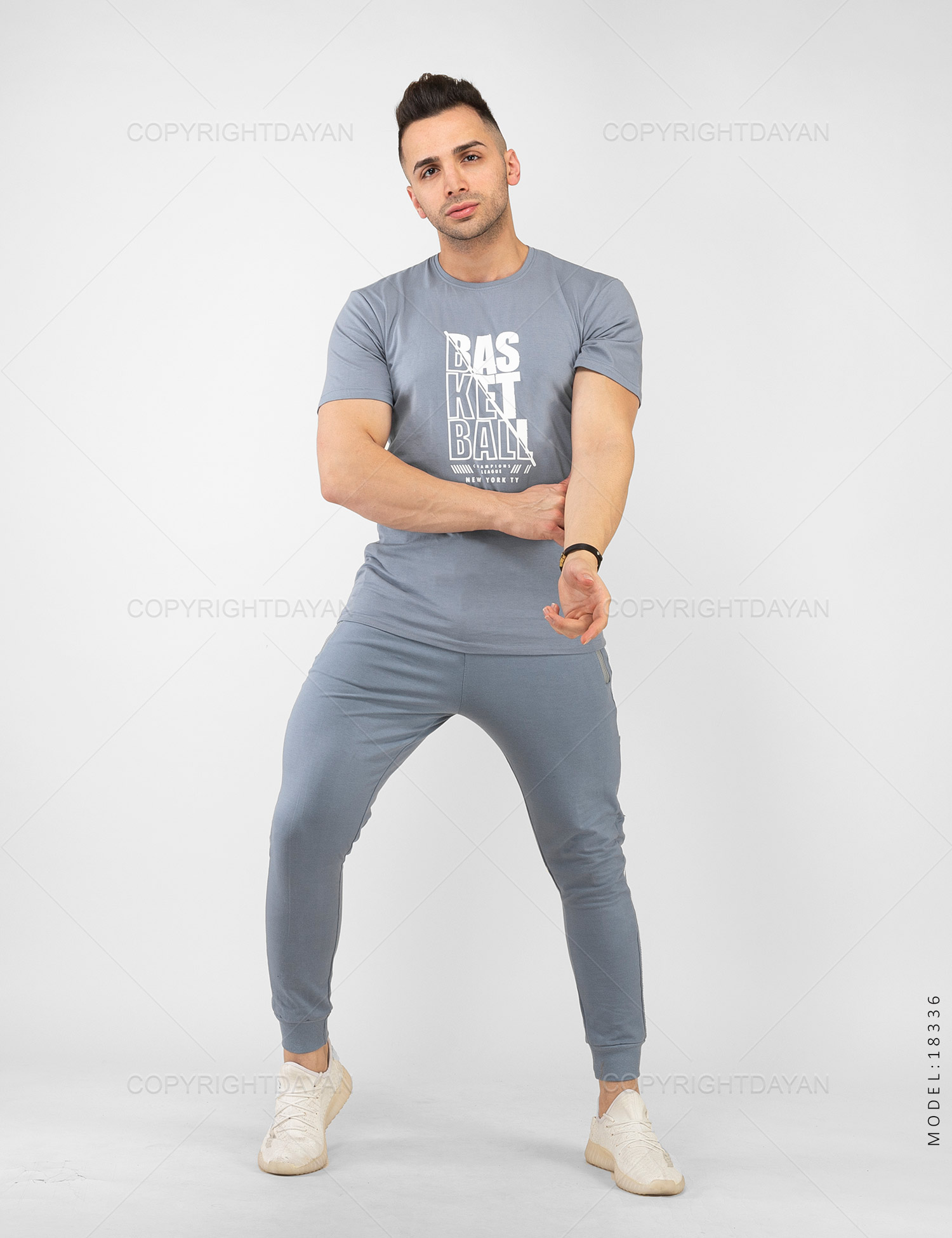 ست تیشرت شلوار مردانه Adidas مدل 18336