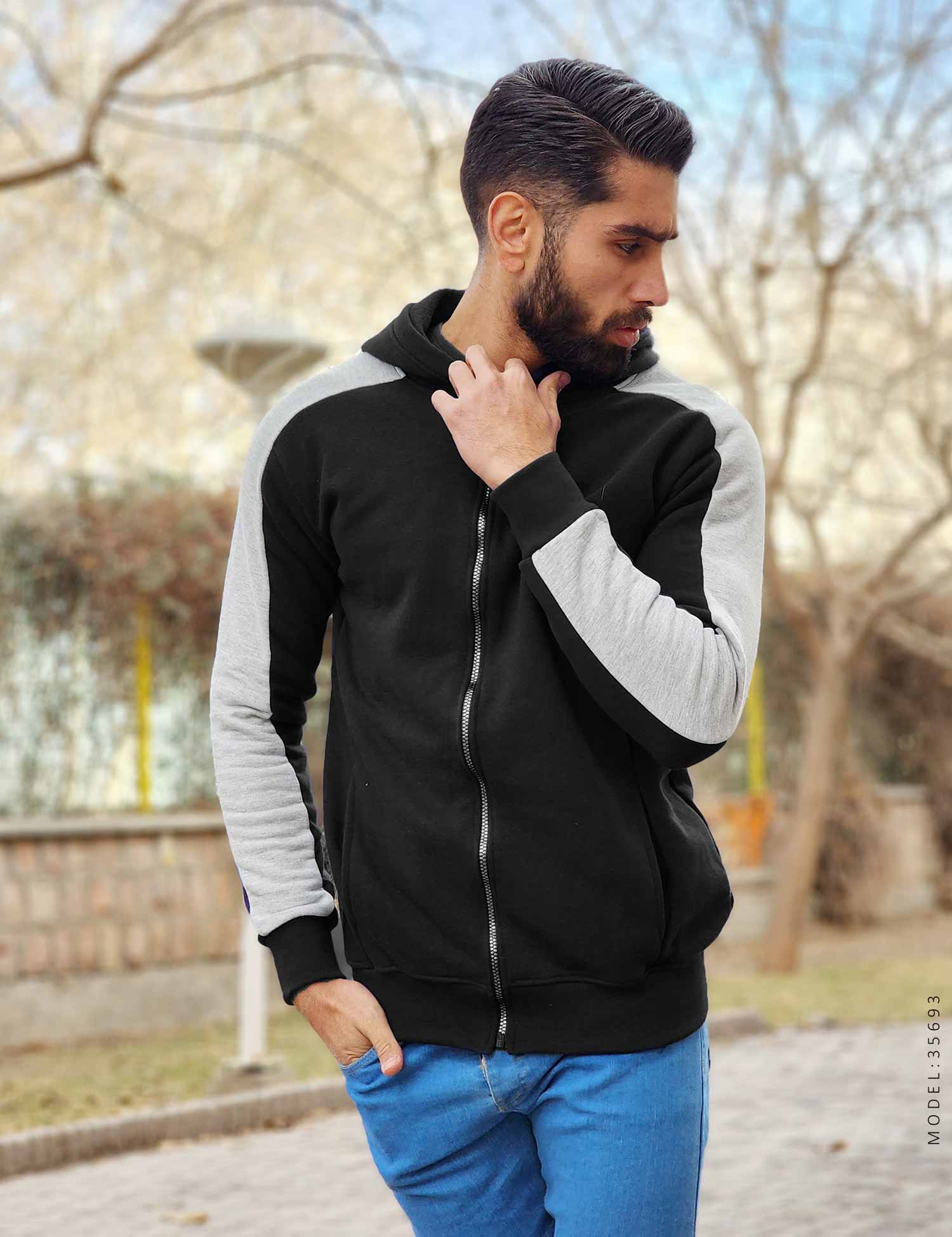 سویشرت کلاهدار اسپرت Bottega Veneta مدل 35693