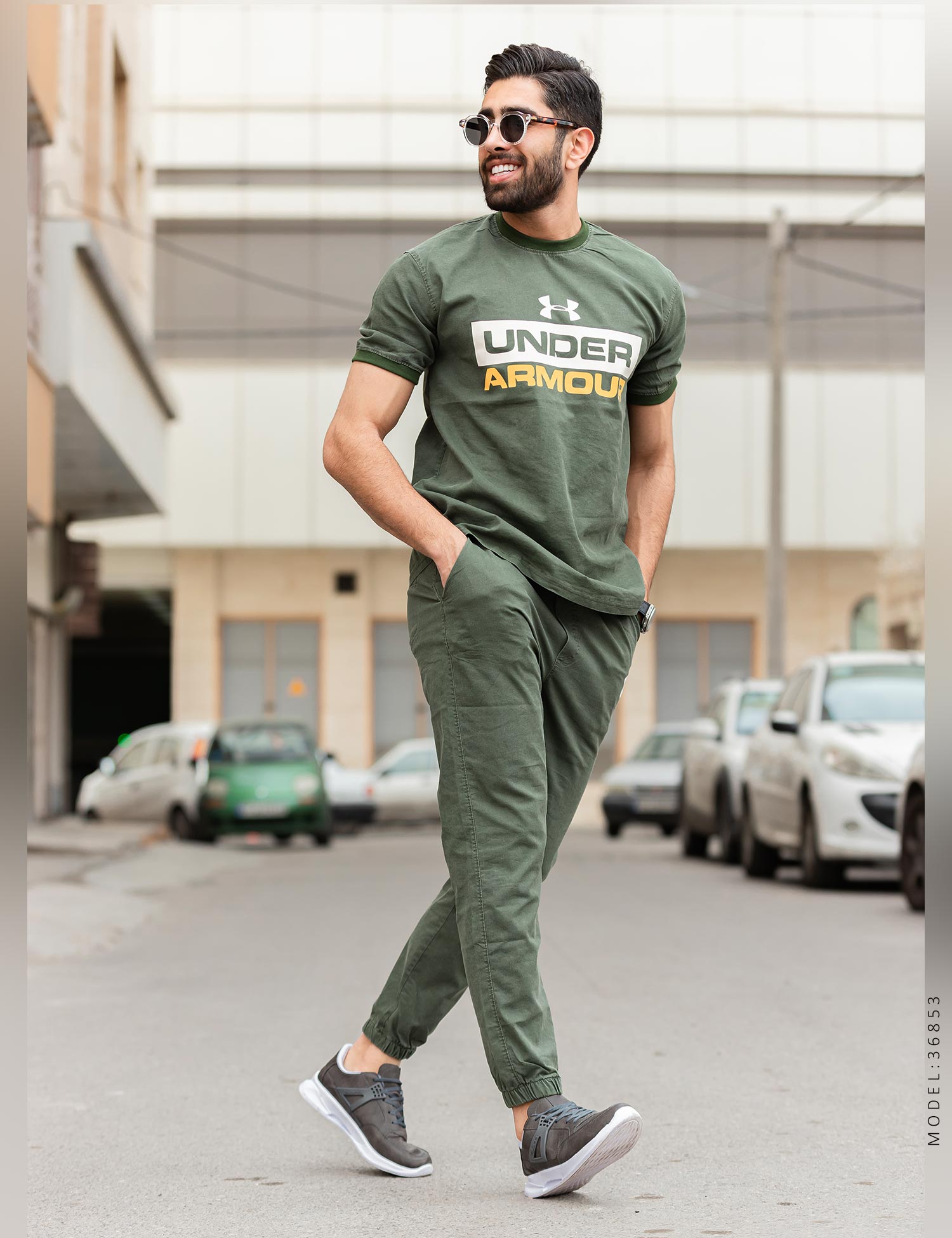 ست تیشرت شلوار اسپرت کتان Under Armour مدل 36853