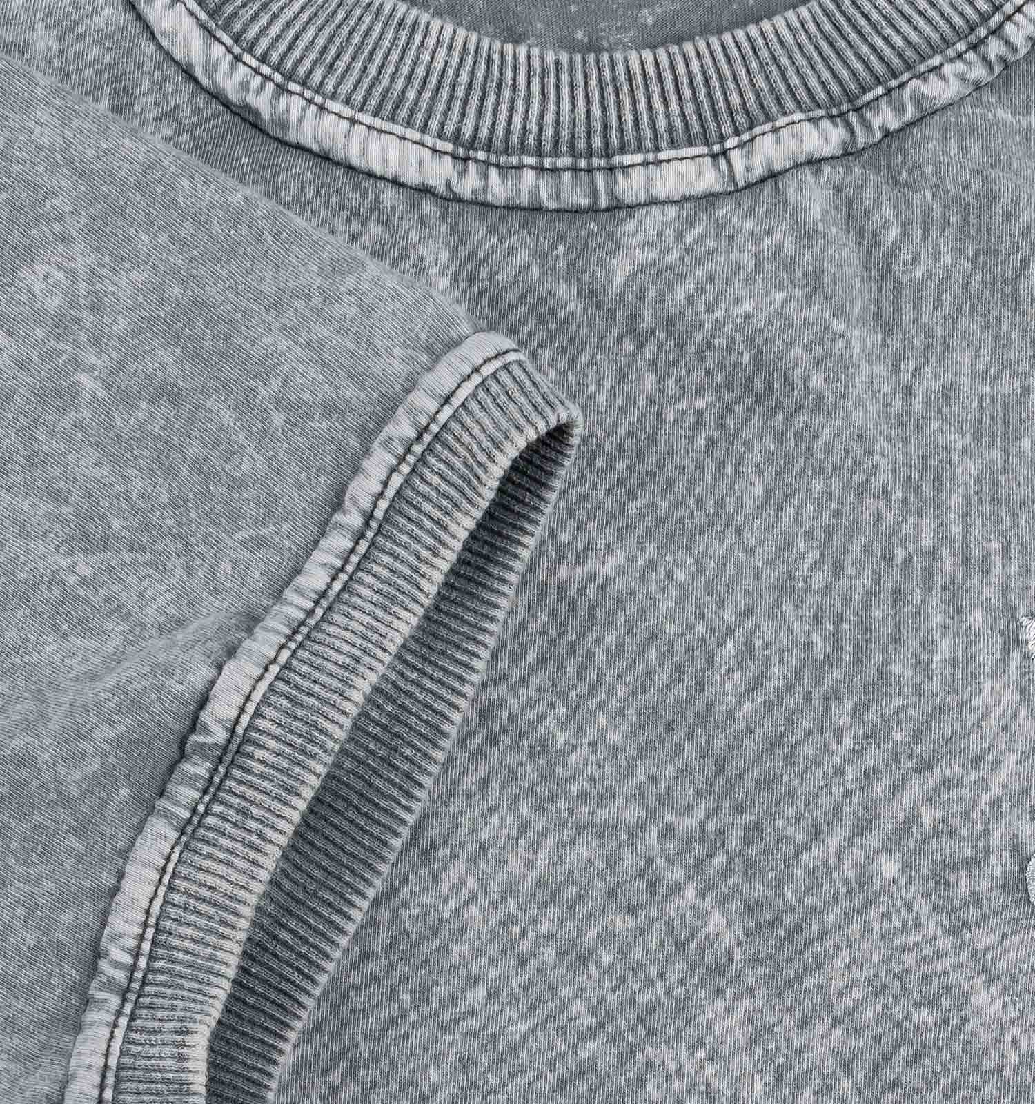 تیشرت Adidas یقه گرد مردانه طوسی مدل 42999