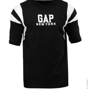 تیشرت مردانه دو رنگ یقه گرد Gap مدل 38104