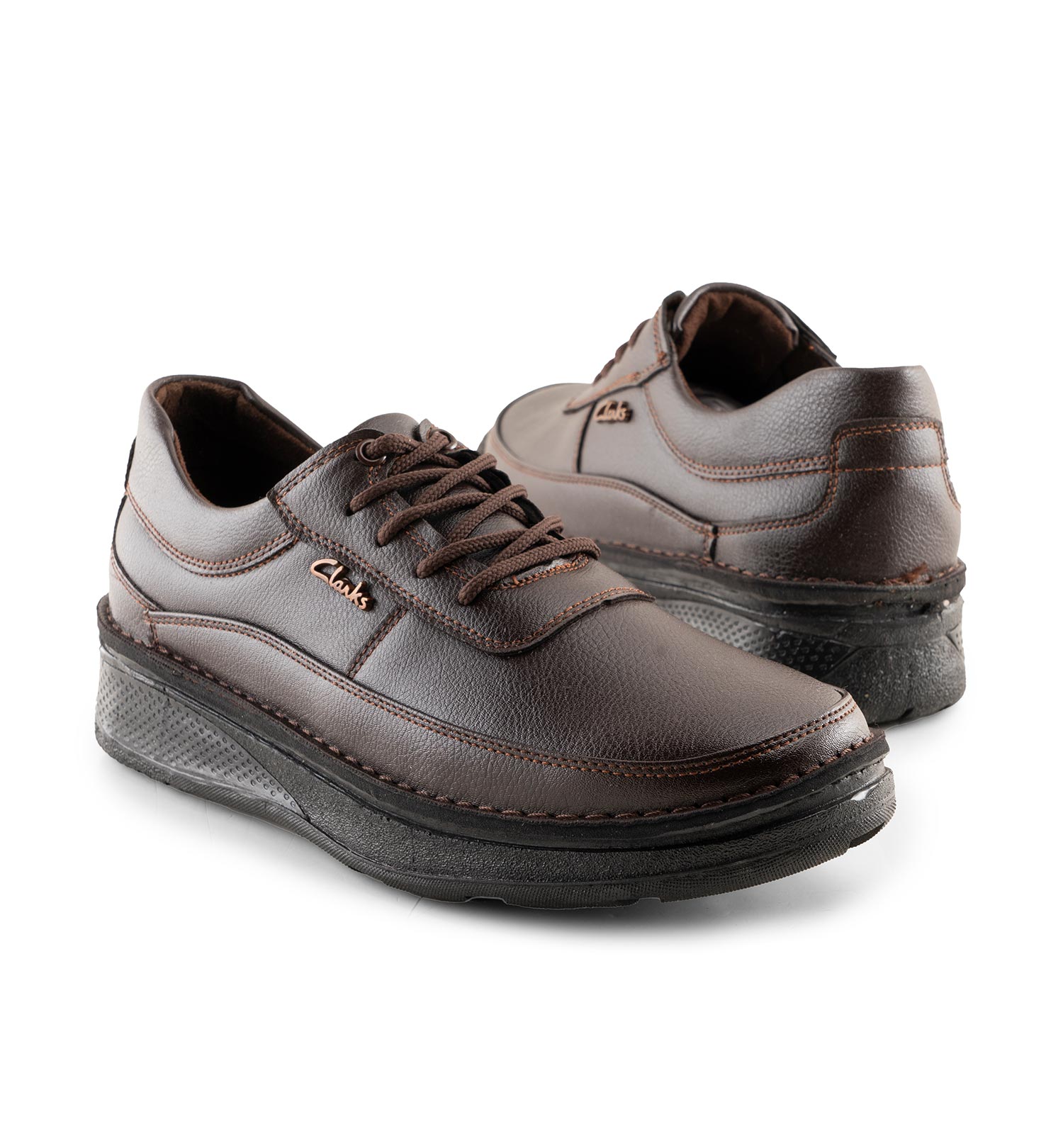 کفش روزمره مردانه Clarks چرم مصنوعی بند دار مدل 44484