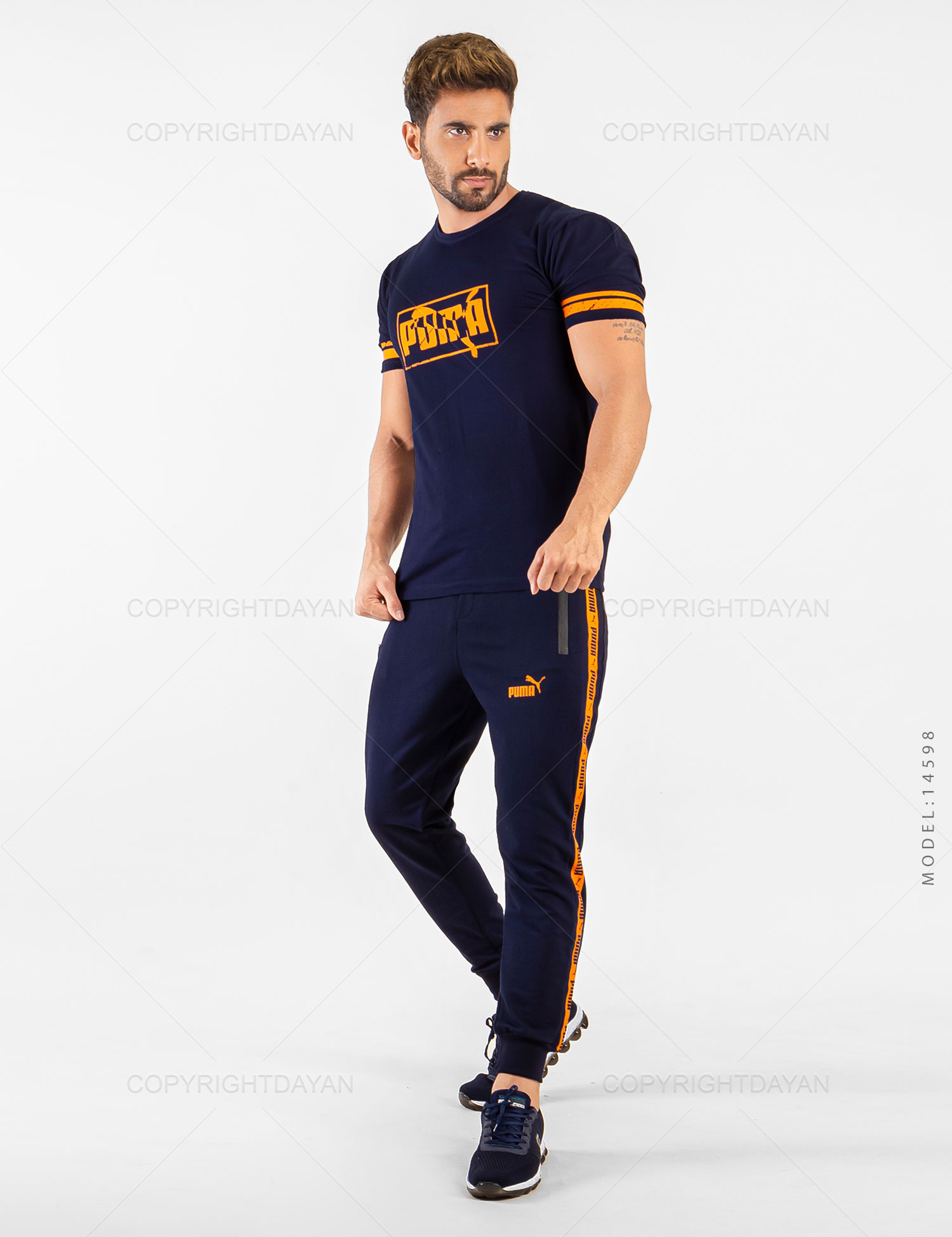 ست تیشرت شلوار مردانه Puma مدل 14598