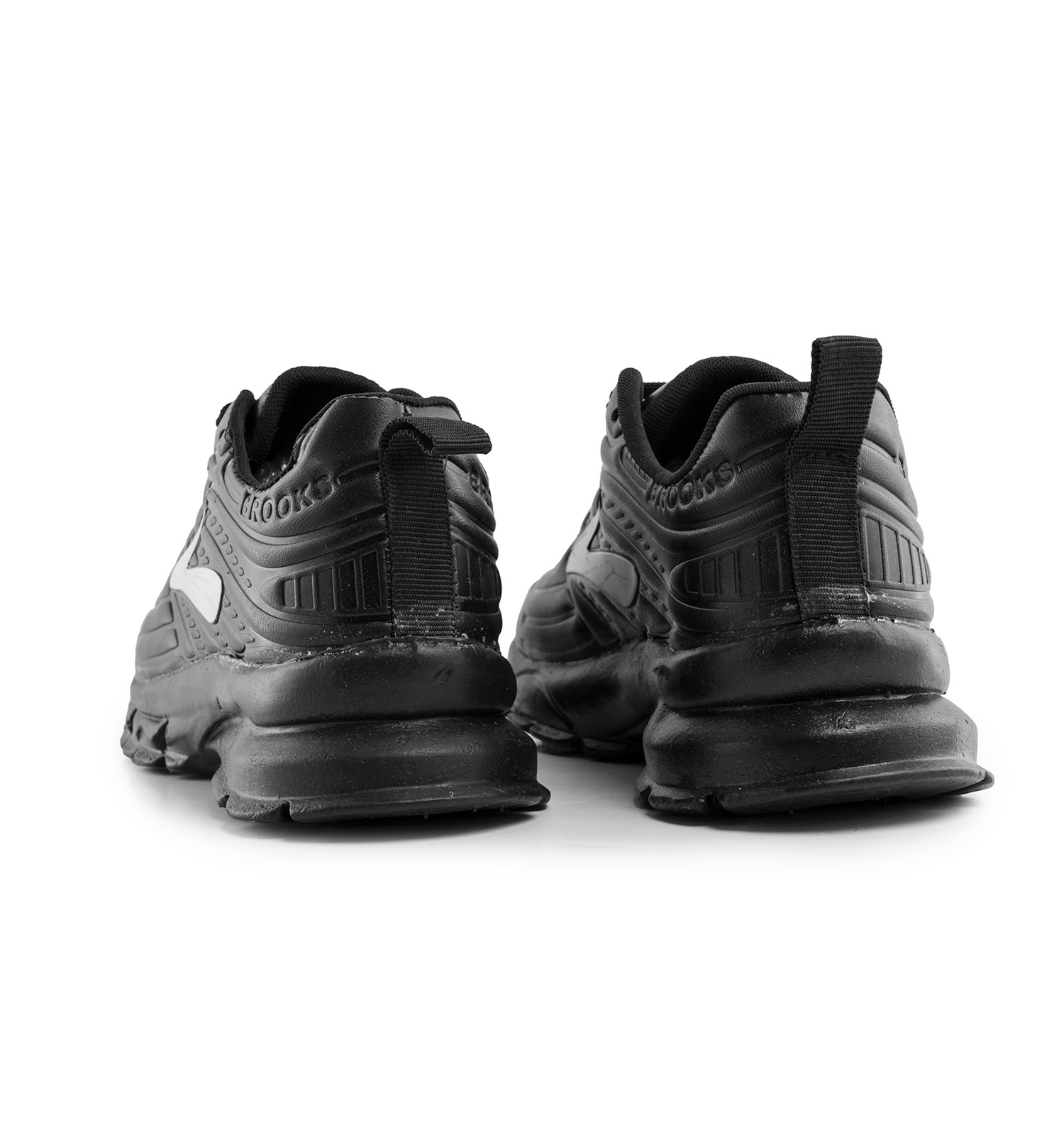 کفش روزمره مردانه Brooks بند دار مشکی مدل 43222