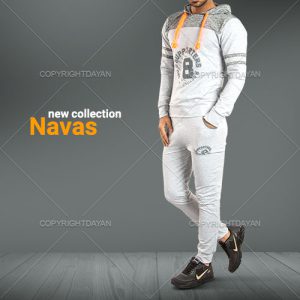 ست سویشرت شلوار Navas کفش Ramata (مشکی)