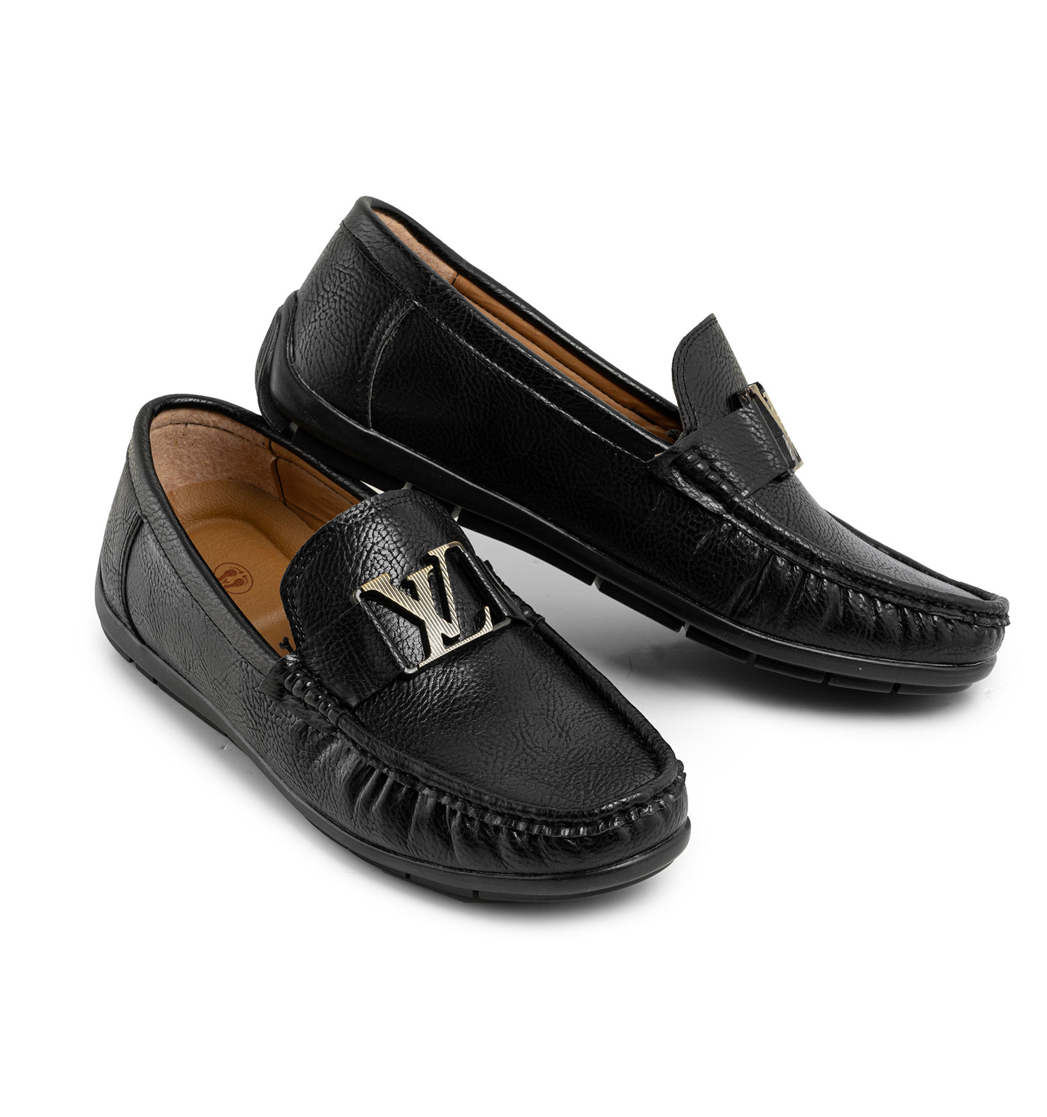کفش کالج مردانه Louis Vuitton چرم مصنوعی مشکی مدل 43863