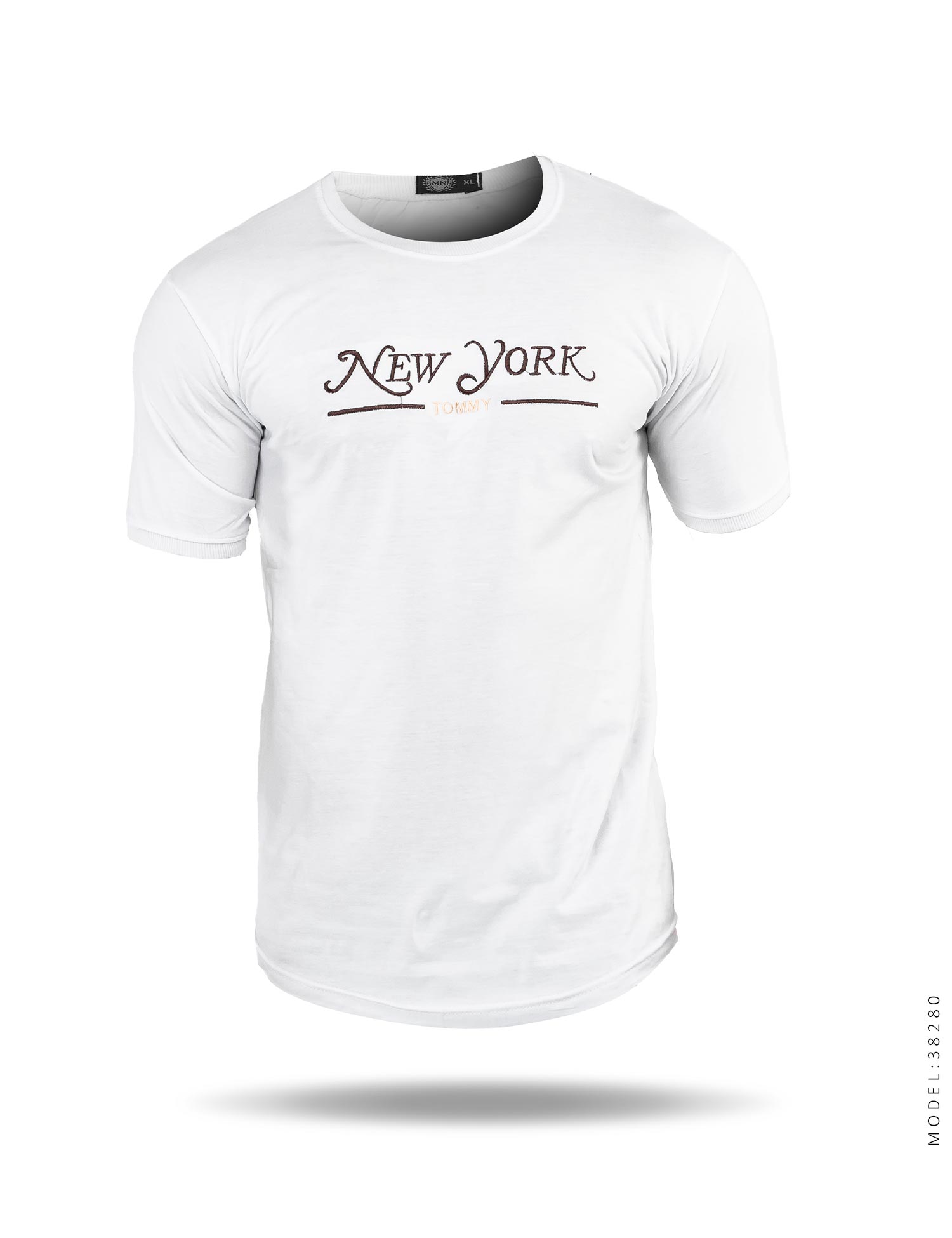 تیشرت مردانه یقه گرد New York مدل 38280