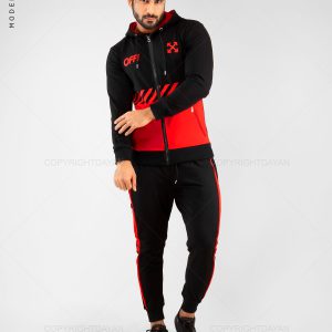 ست سویشرت شلوار مردانه Off – White مدل 15702