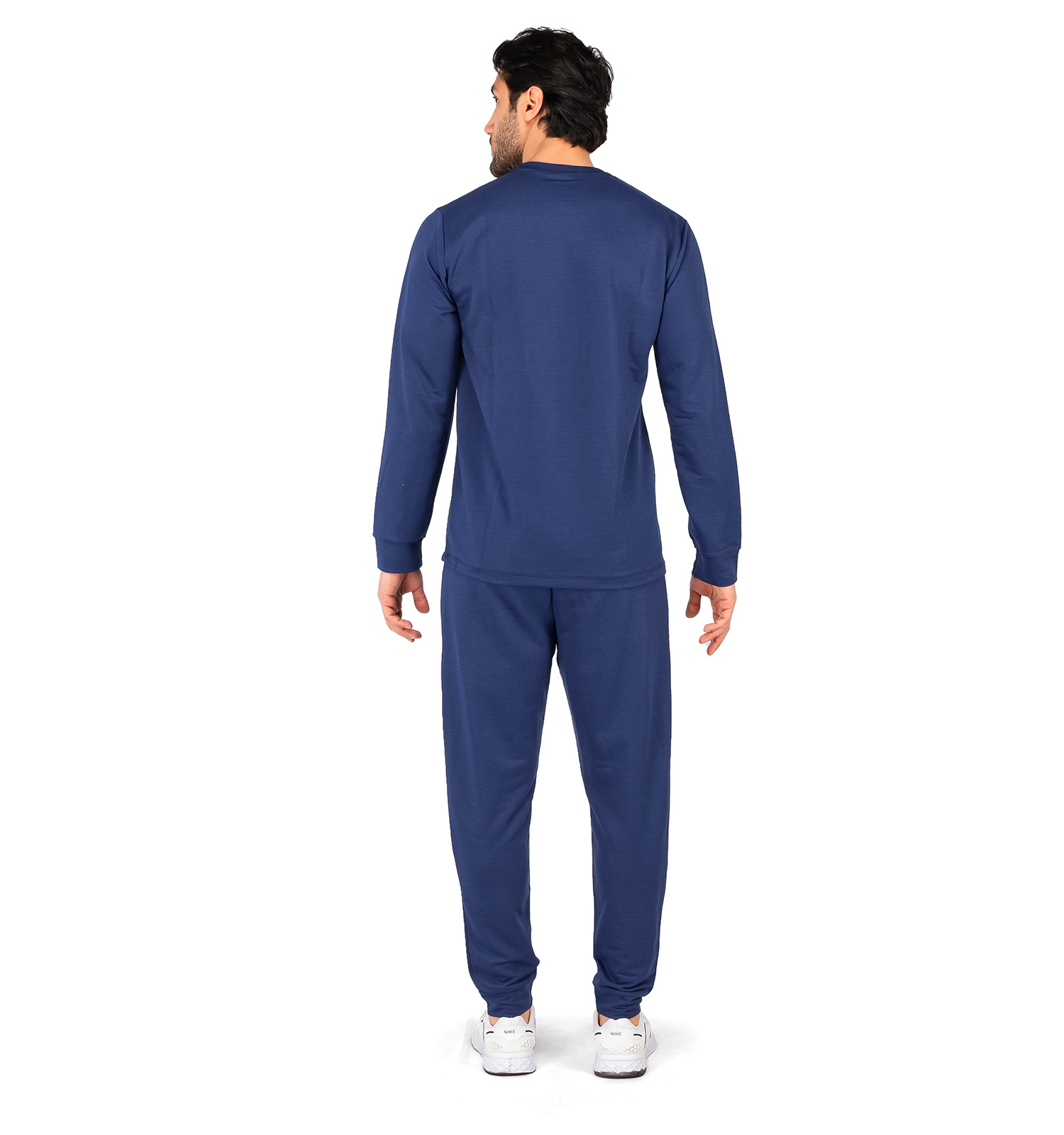 ست بلوز شلوار مردانه آستین بلند Nike ساده یقه گرد مدل 43659