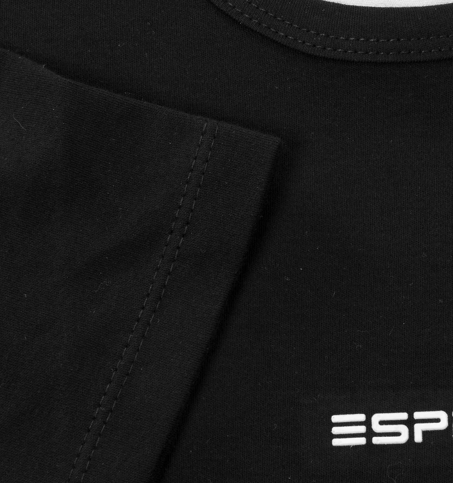 تیشرت Esprit یقه گرد مردانه مشکی ساده مدل 42220