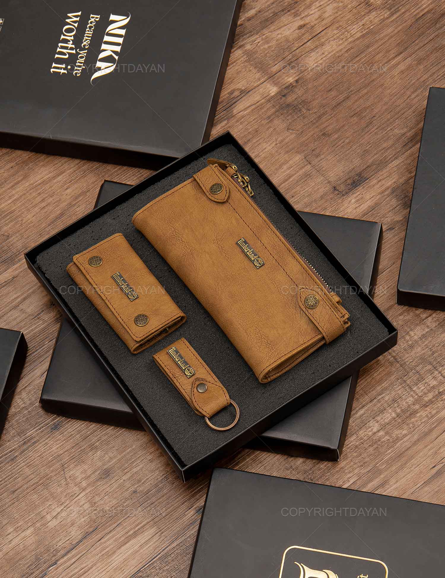 ست چرمی Timberland مدل 18799