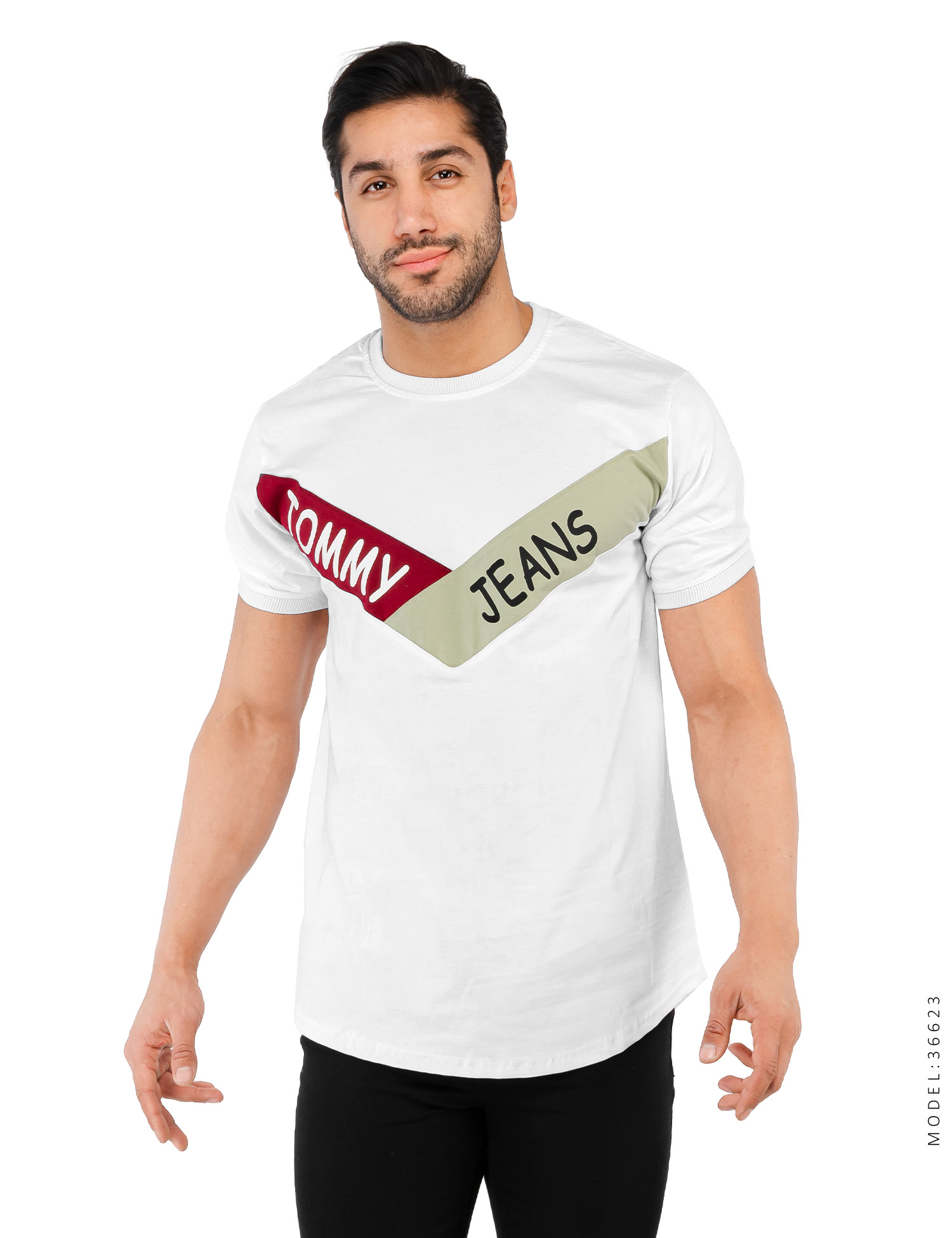 تیشرت آستین کش مردانه Tommy مدل 36623
