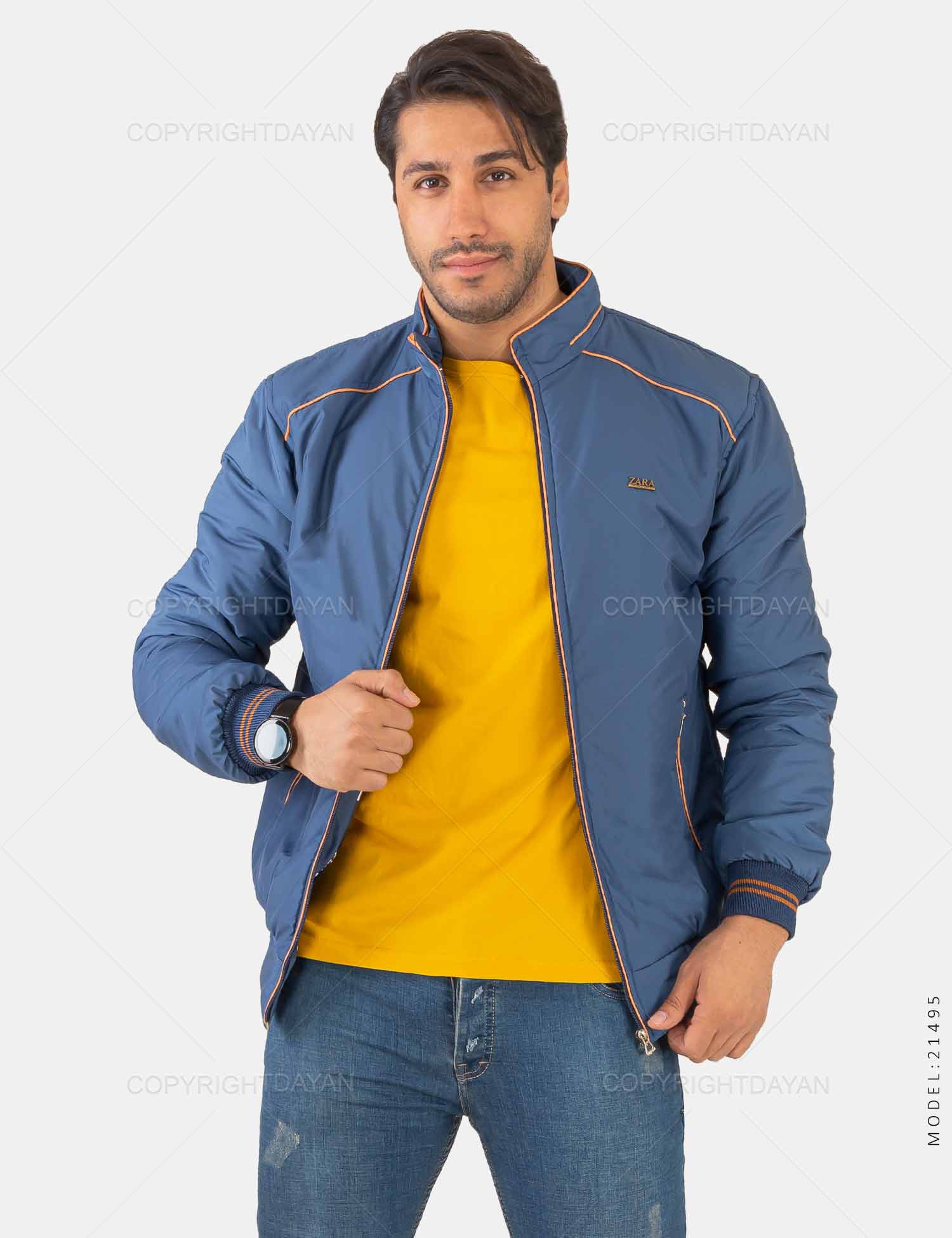 کاپشن خلبانی مردانه Zara مدل 21495
