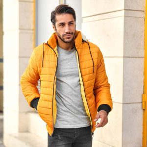 کاپشن مردانه بادی Alma مدل 32435
