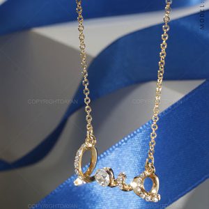 گردنبند love (طلایی)