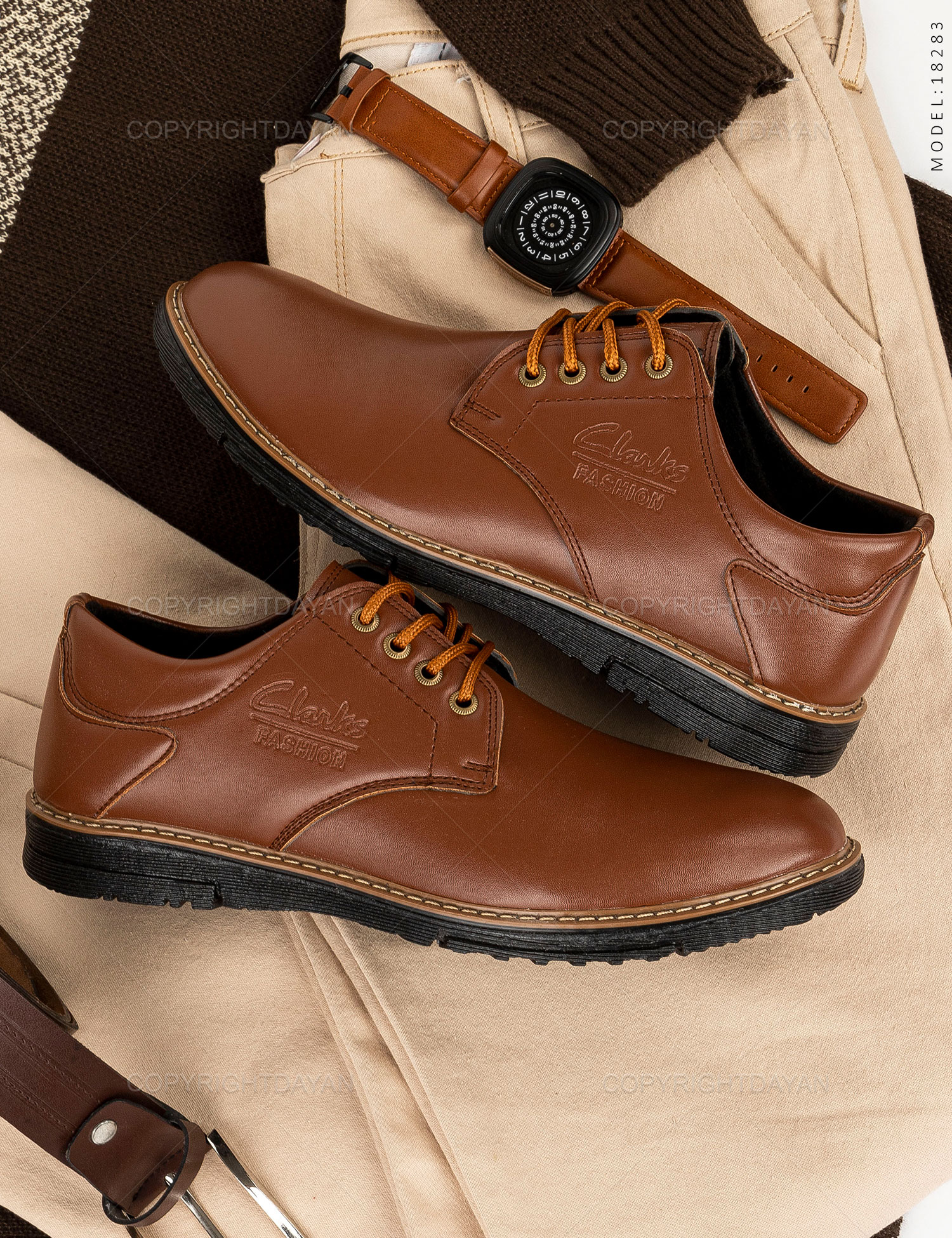 کفش مردانه Clarks مدل 18283