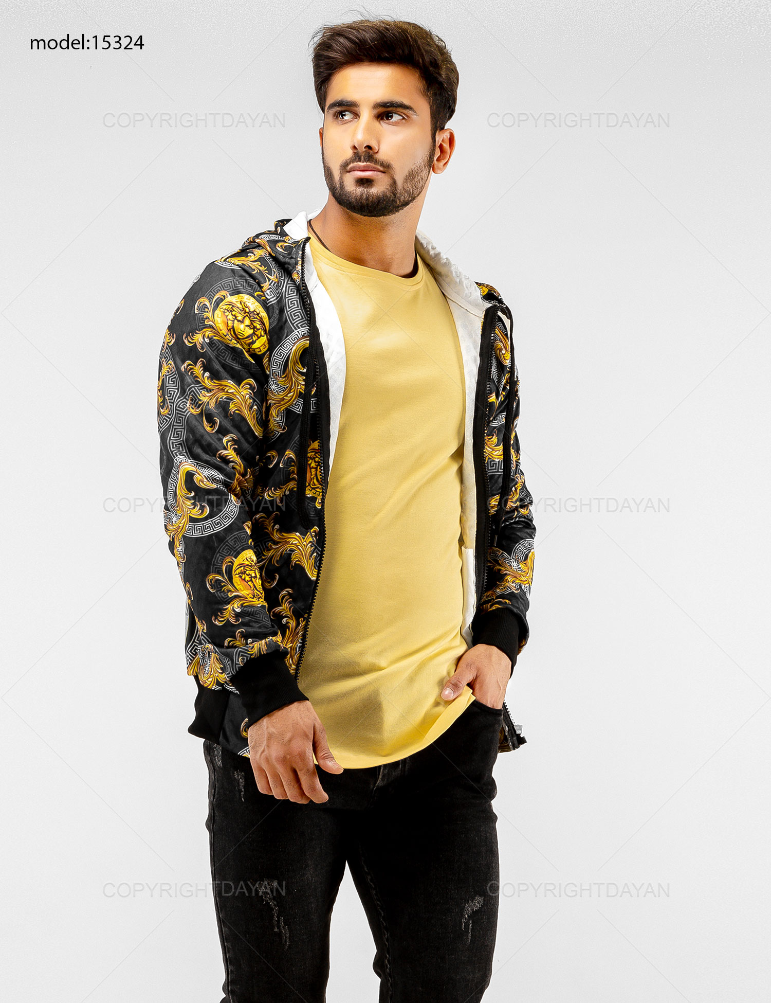 سویشرت مردانه Versace مدل 15324