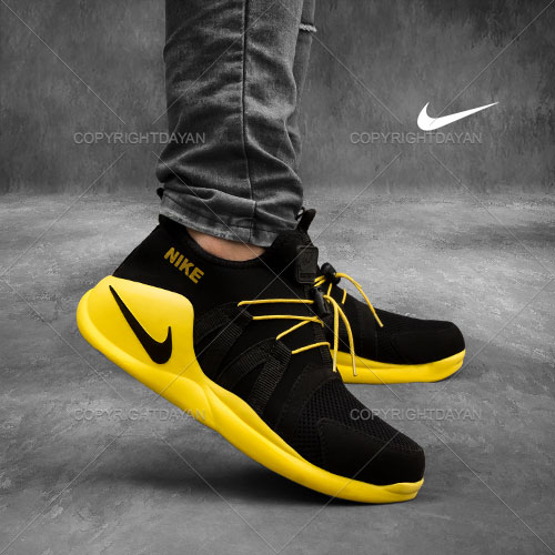 کفش مردانه Nike مدل Leport (مشکی زرد)
