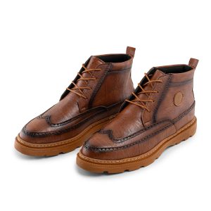 نیم بوت چرم مصنوعی مردانه Timberland اسپرت بنددار مدل 41150
