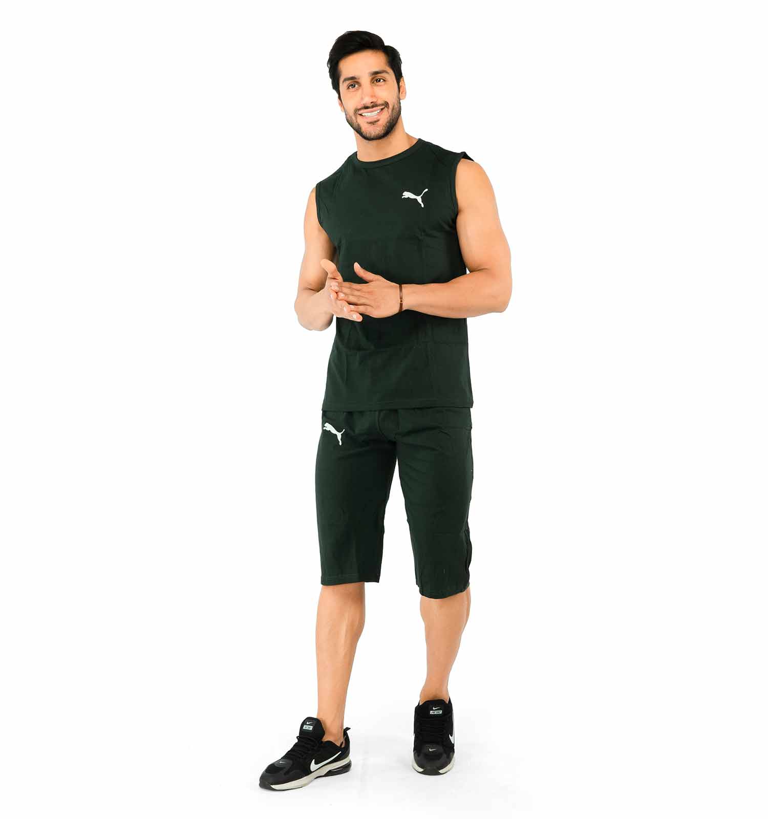 ست رکابی شلوارک مردانه Puma مدل 37725
