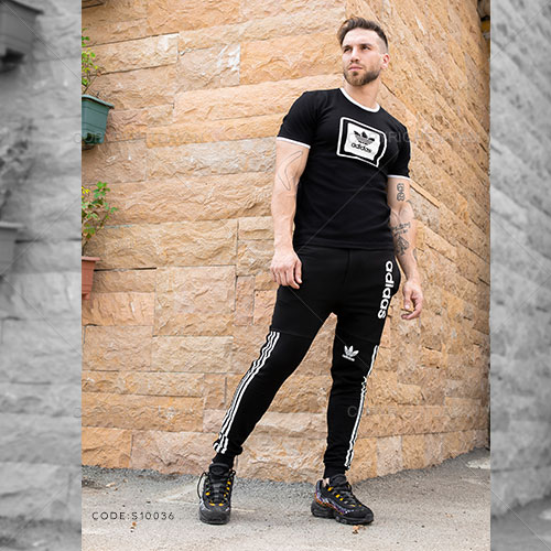 ست تیشرت شلوار مردانه Adidas مدل S 10036