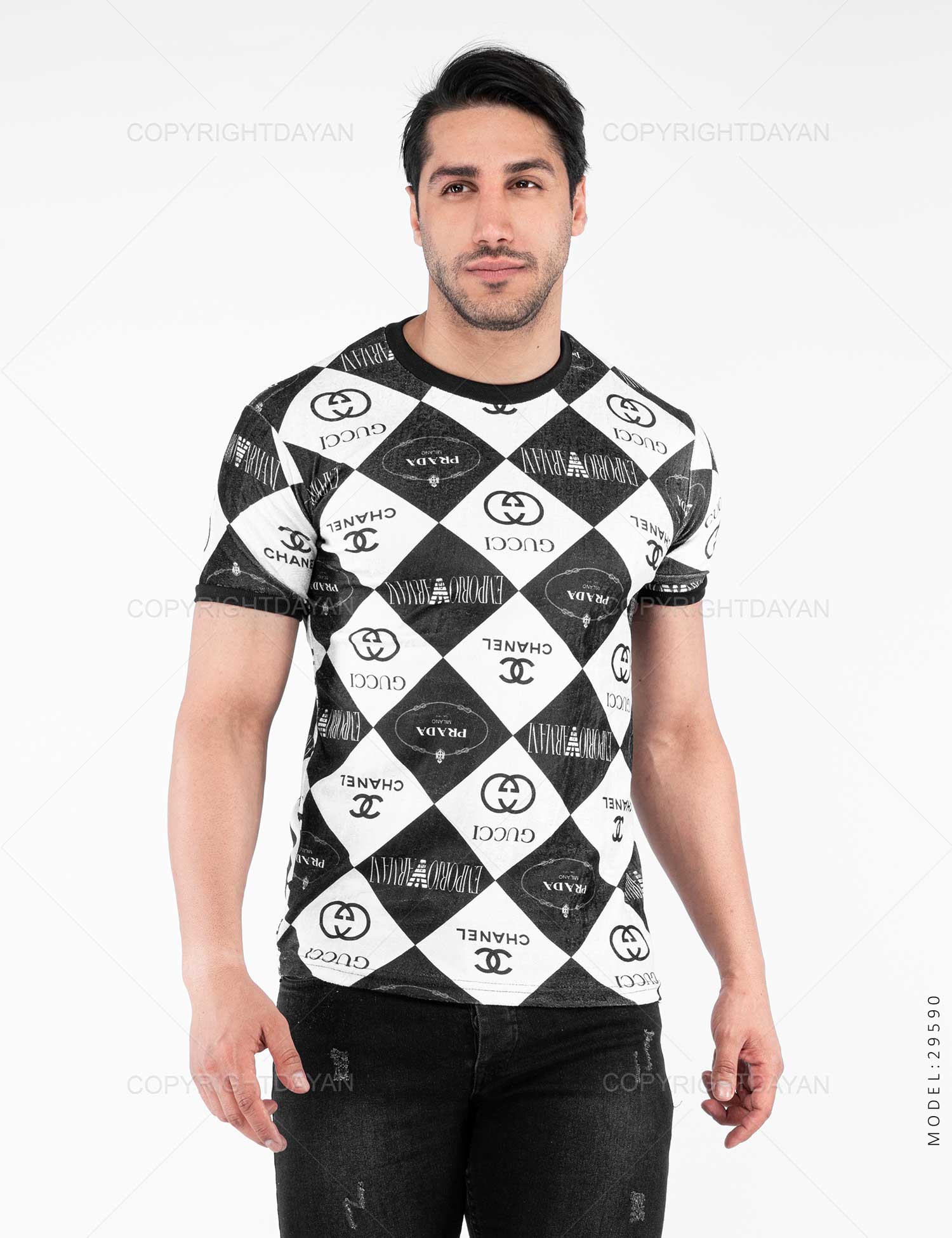 تیشرت مردانه Chanel مدل 29590