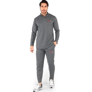 ست بلوز شلوار مردانه آستین بلند Reebok ساده یقه گرد مدل 44076