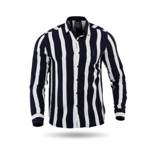 پیراهن مردانه راه راه Polo مدل 36823
