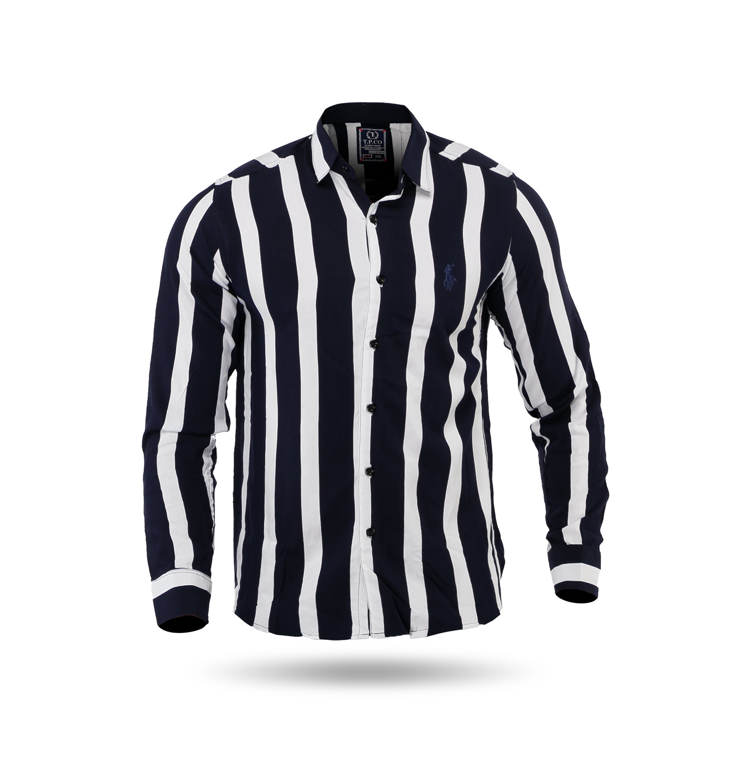 پیراهن مردانه راه راه Polo مدل 36823