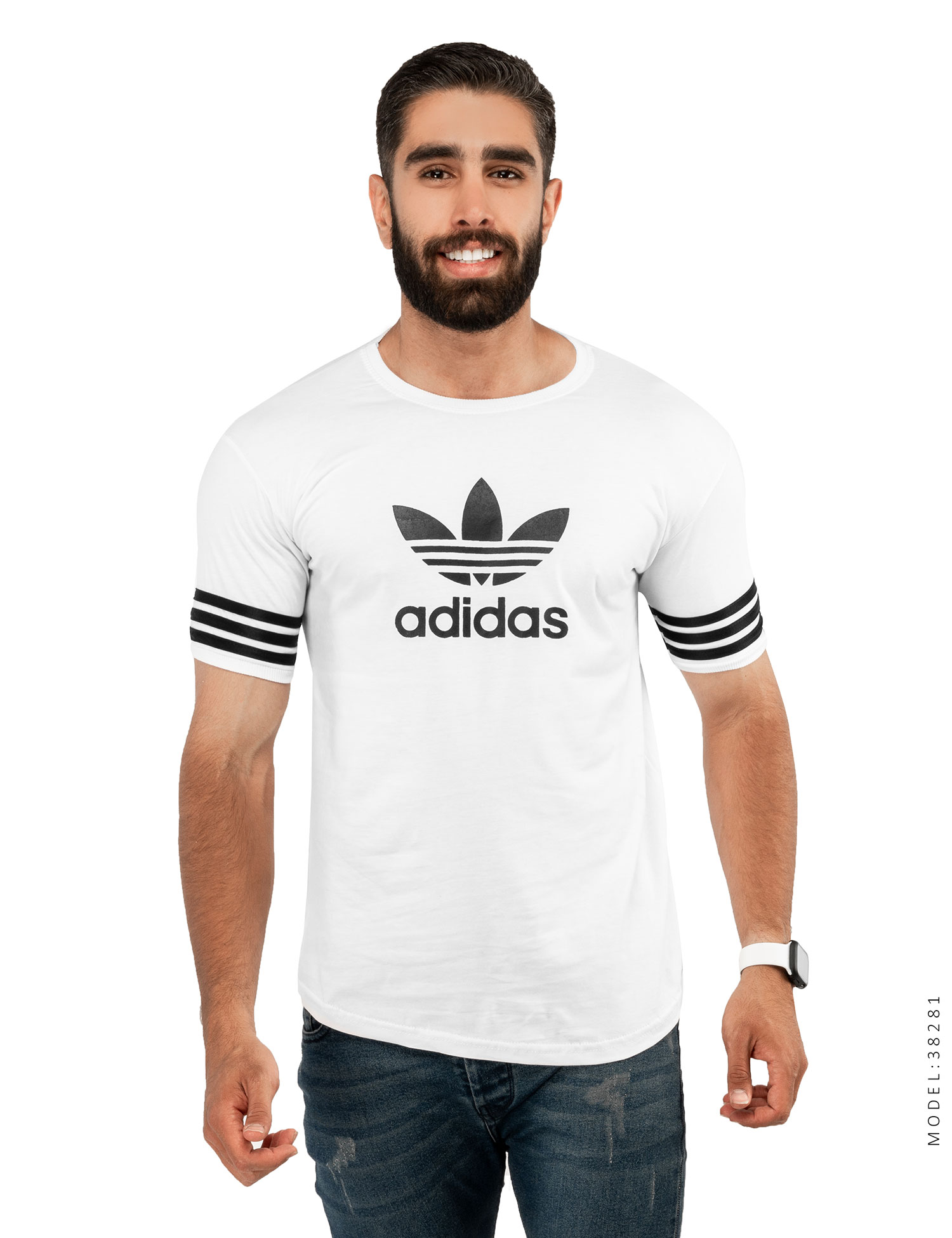 تیشرت مردانه یقه گرد Adidas مدل 38281