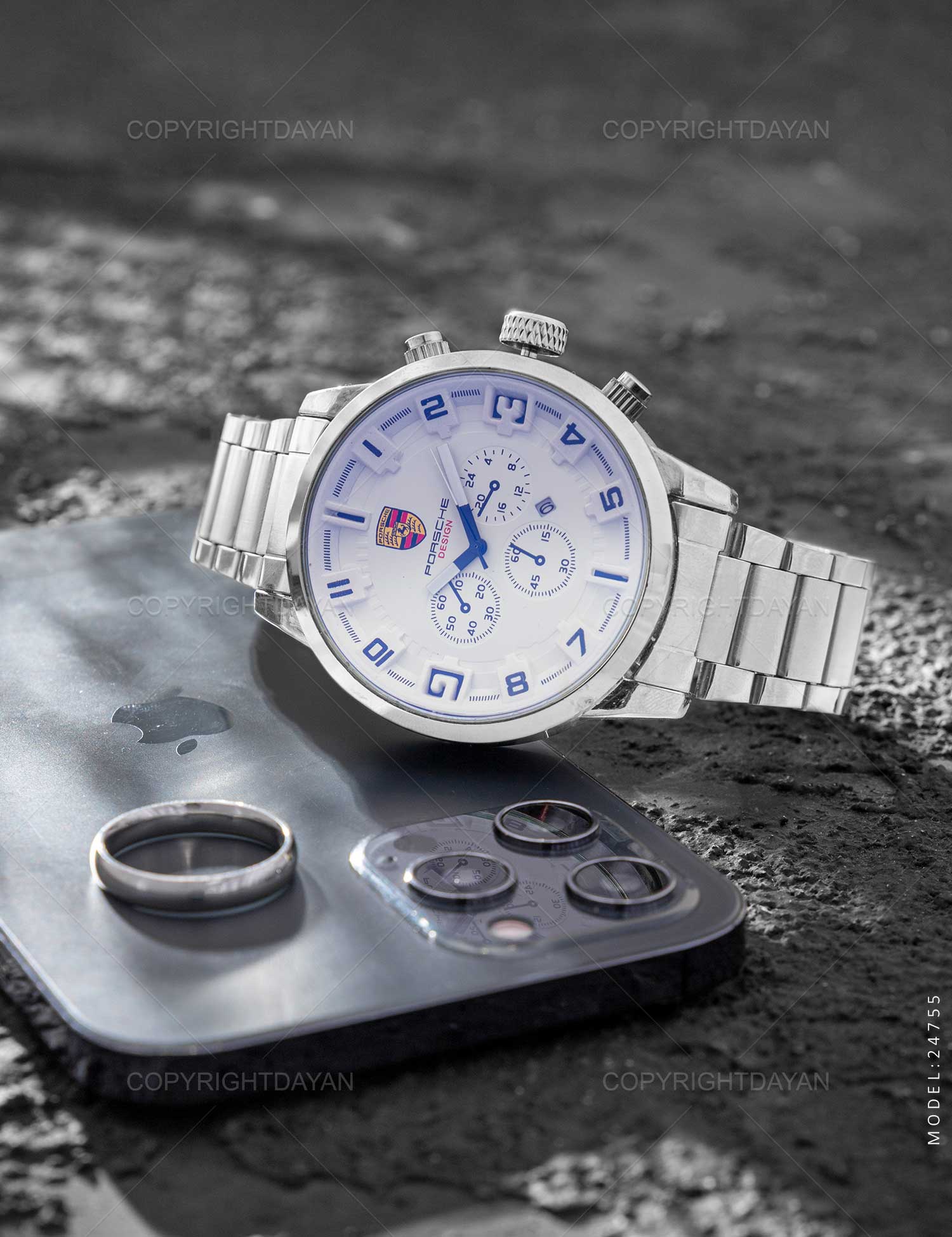 ساعت مچی عقربه ای مردانه Porsche مدل 24755