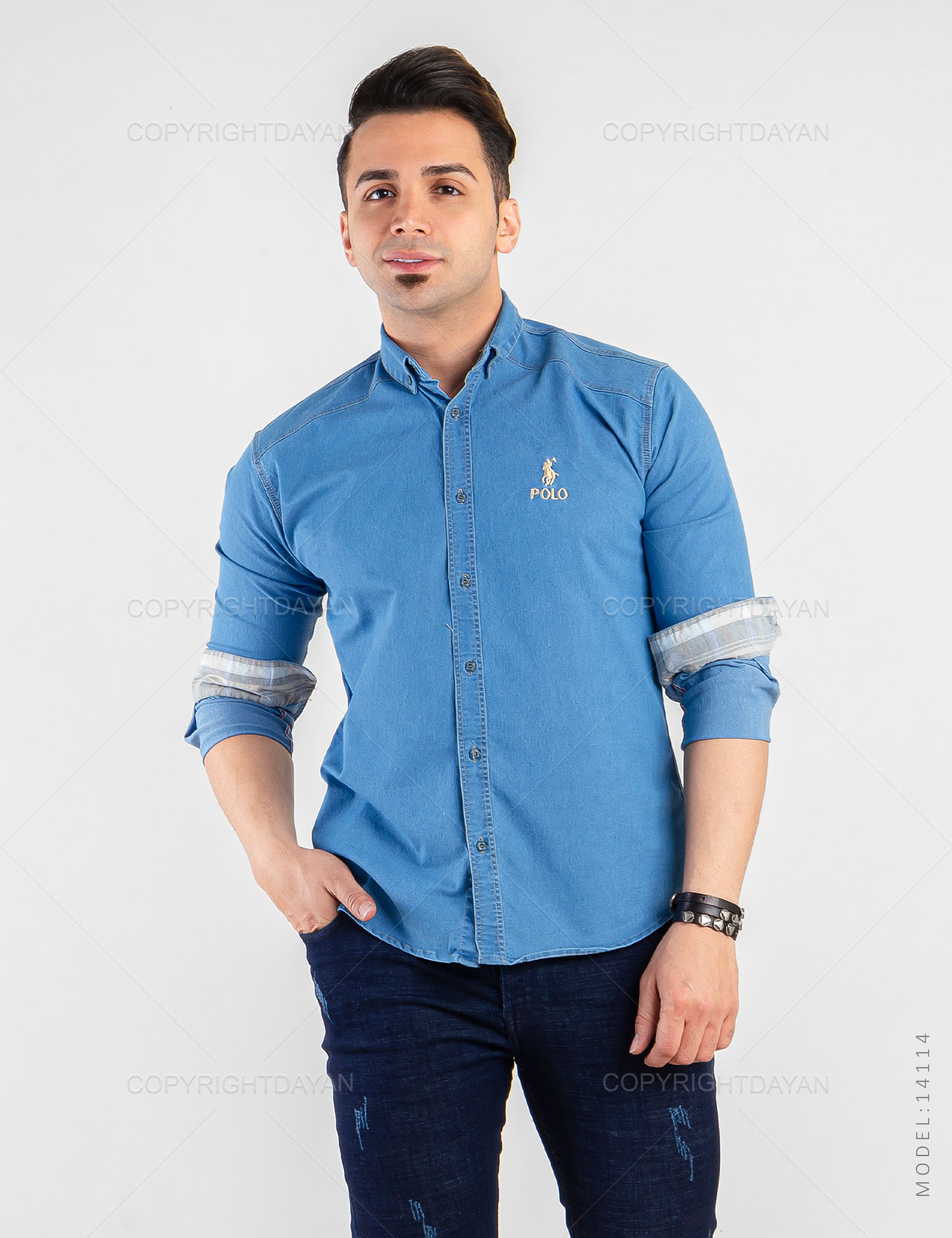 پیراهن مردانه Polo مدل 14114