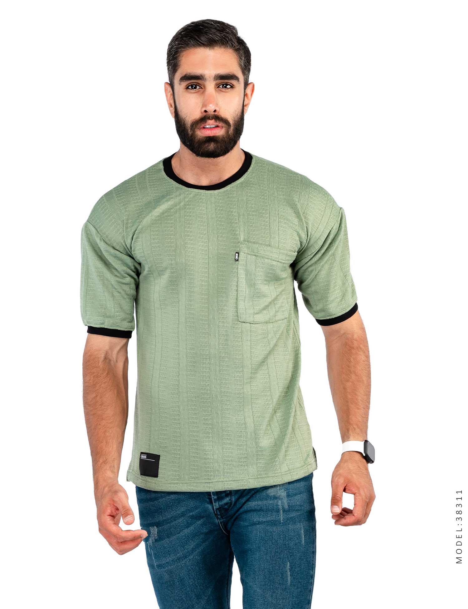 تیشرت مردانه یقه گرد Zima مدل 38311