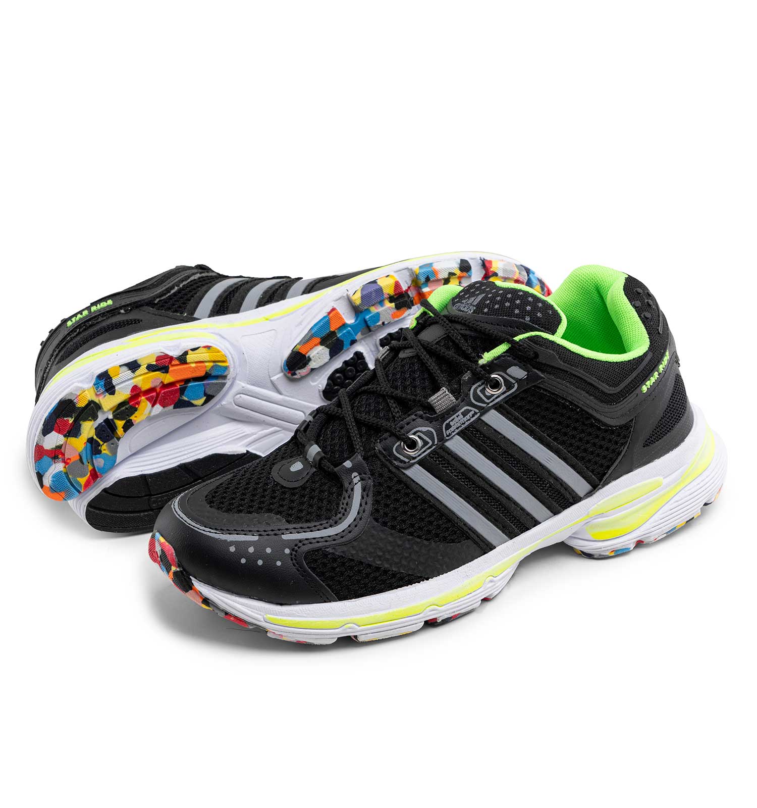 کفش اسپرت adidas مردانه پیاده روی بندی چرم مصنوعی مدل 40568
