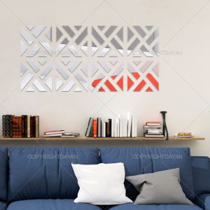 آینه دکوراتیو طرح اسلیمی