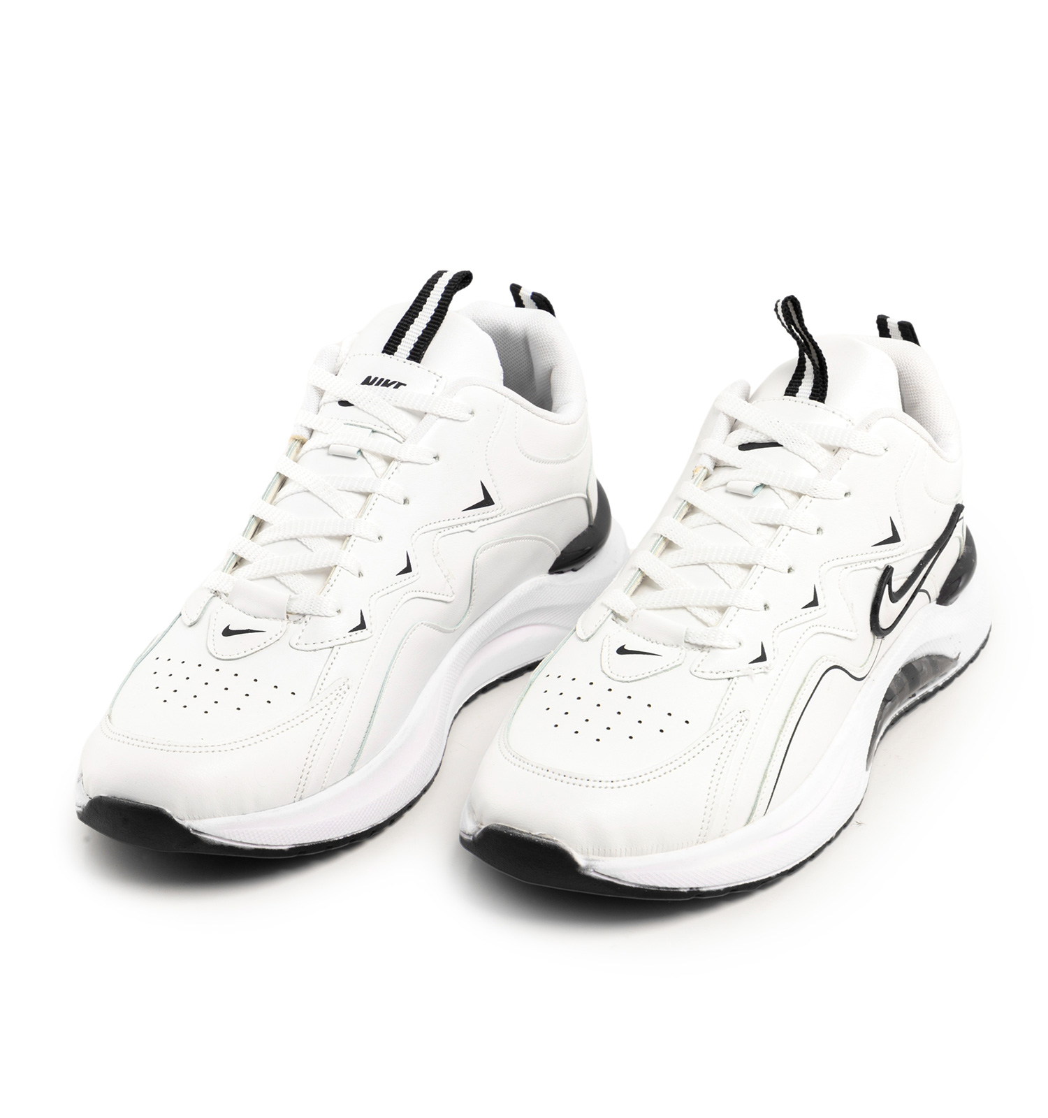 کفش اسپرت Nike مردانه سفید بندی چرم مصنوعی مدل 42690