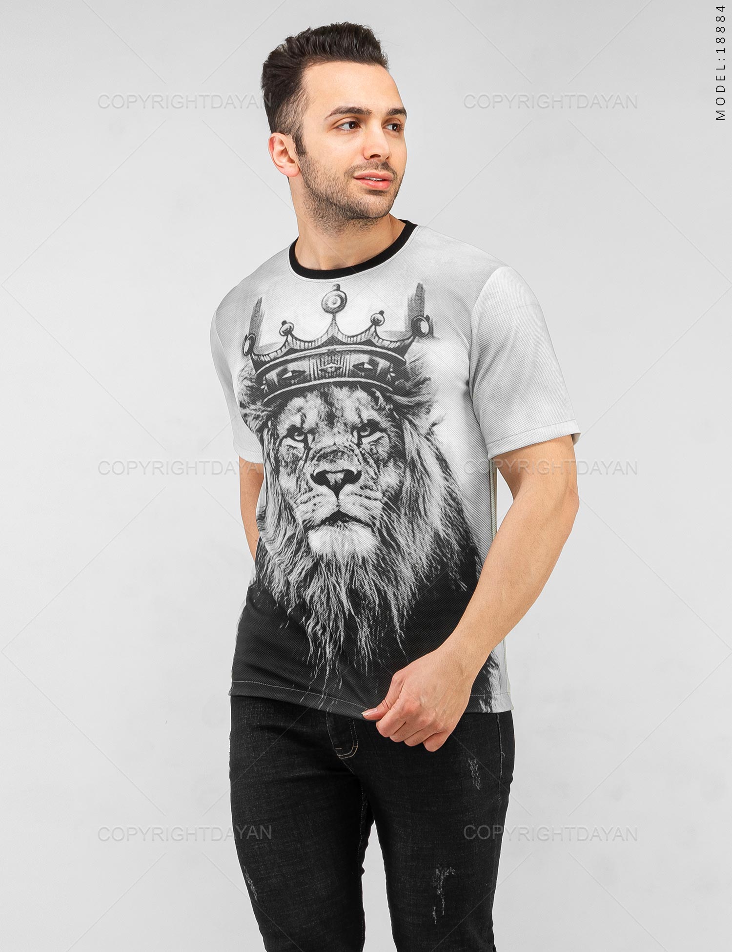 تیشرت مردانه King مدل 18884