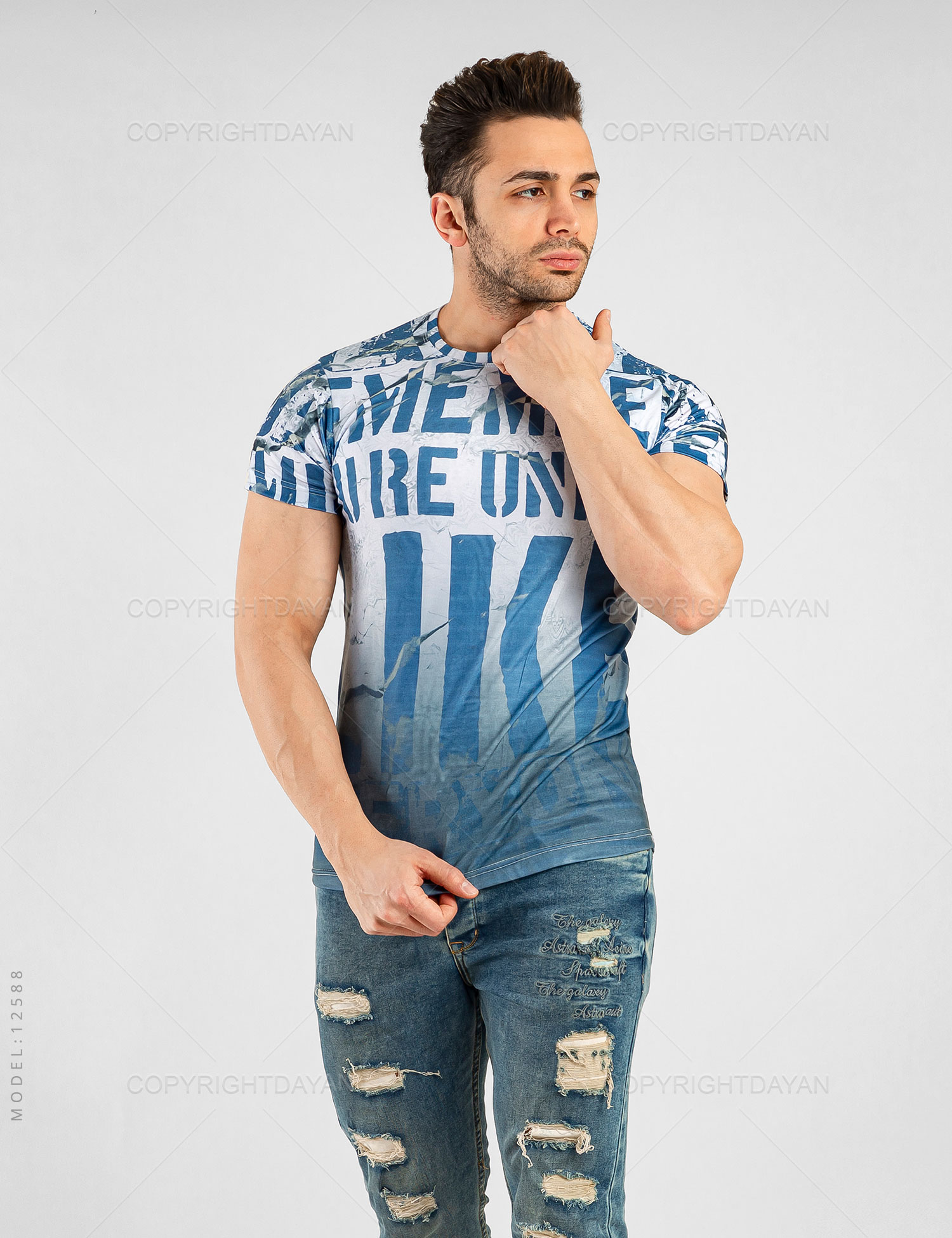 تیشرت مردانه Alma مدل 12588
