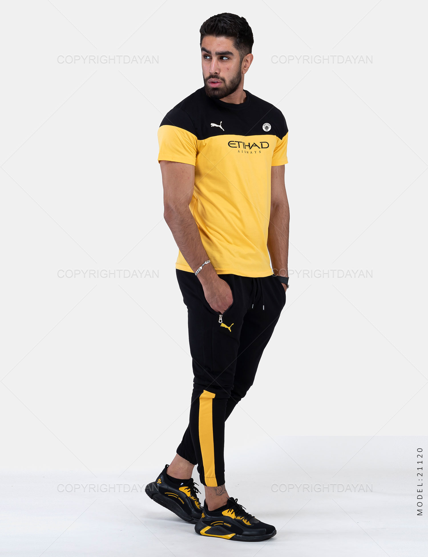 ست تیشرت شلوار مردانه Puma مدل 21120