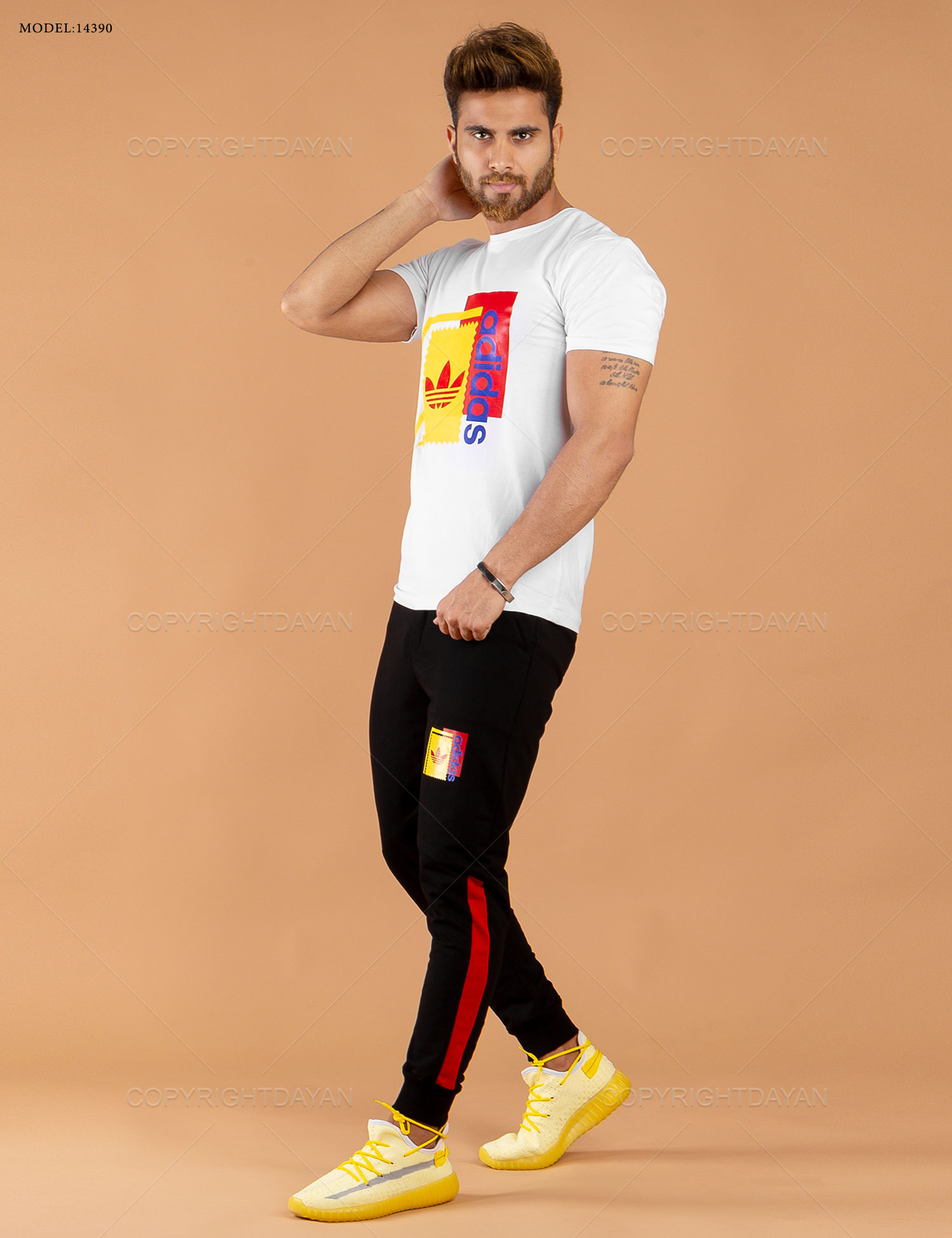 ست تیشرت شلوار مردانه Adidas مدل 14390