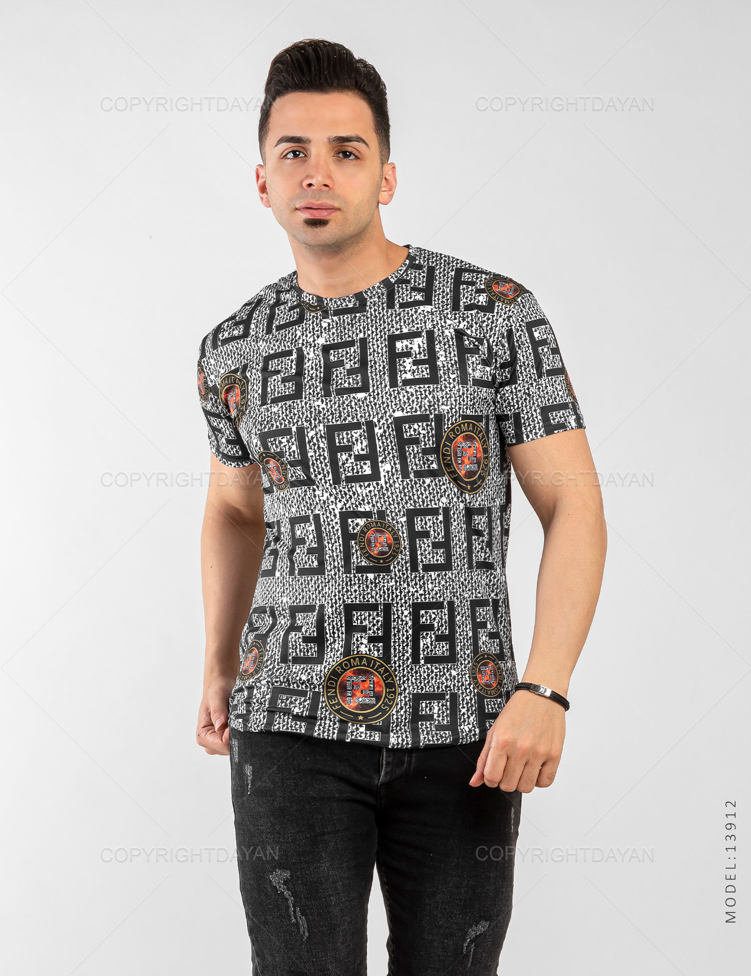 تیشرت مردانه Fendi مدل 13912